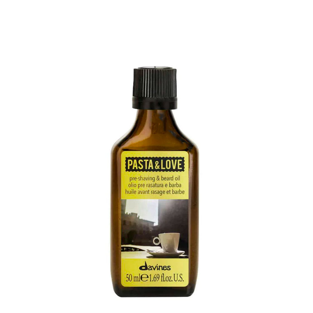 Davines Pasta & Love Pre Shaving & Beard Oil 50ml - olio pre rasatura e barba