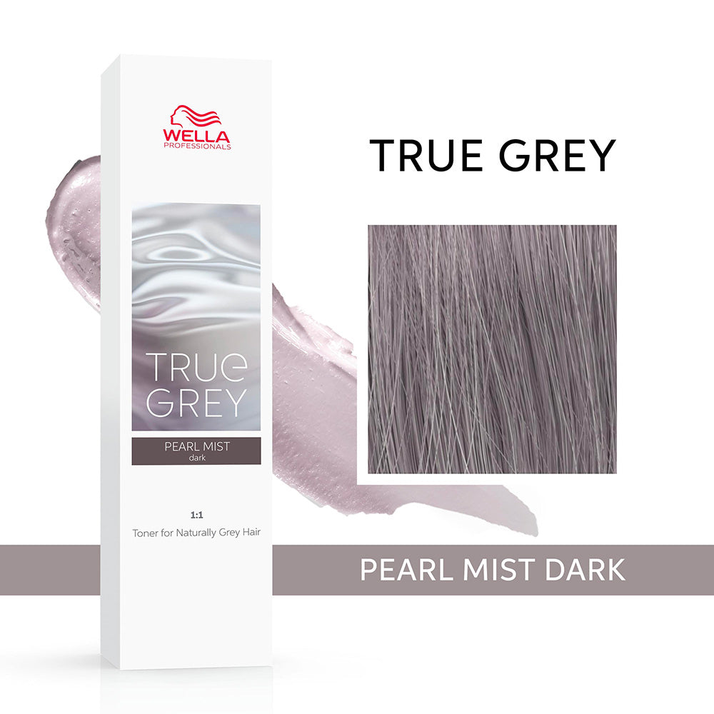 Wella True Grey Pearl Mist Dark 60ml - tonalizzante capelli grigio cendré