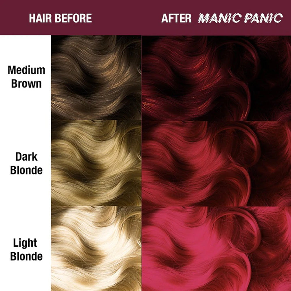 Manic Panic Amplified Vampire Red 118ml - colore semipermanente a lunga durata