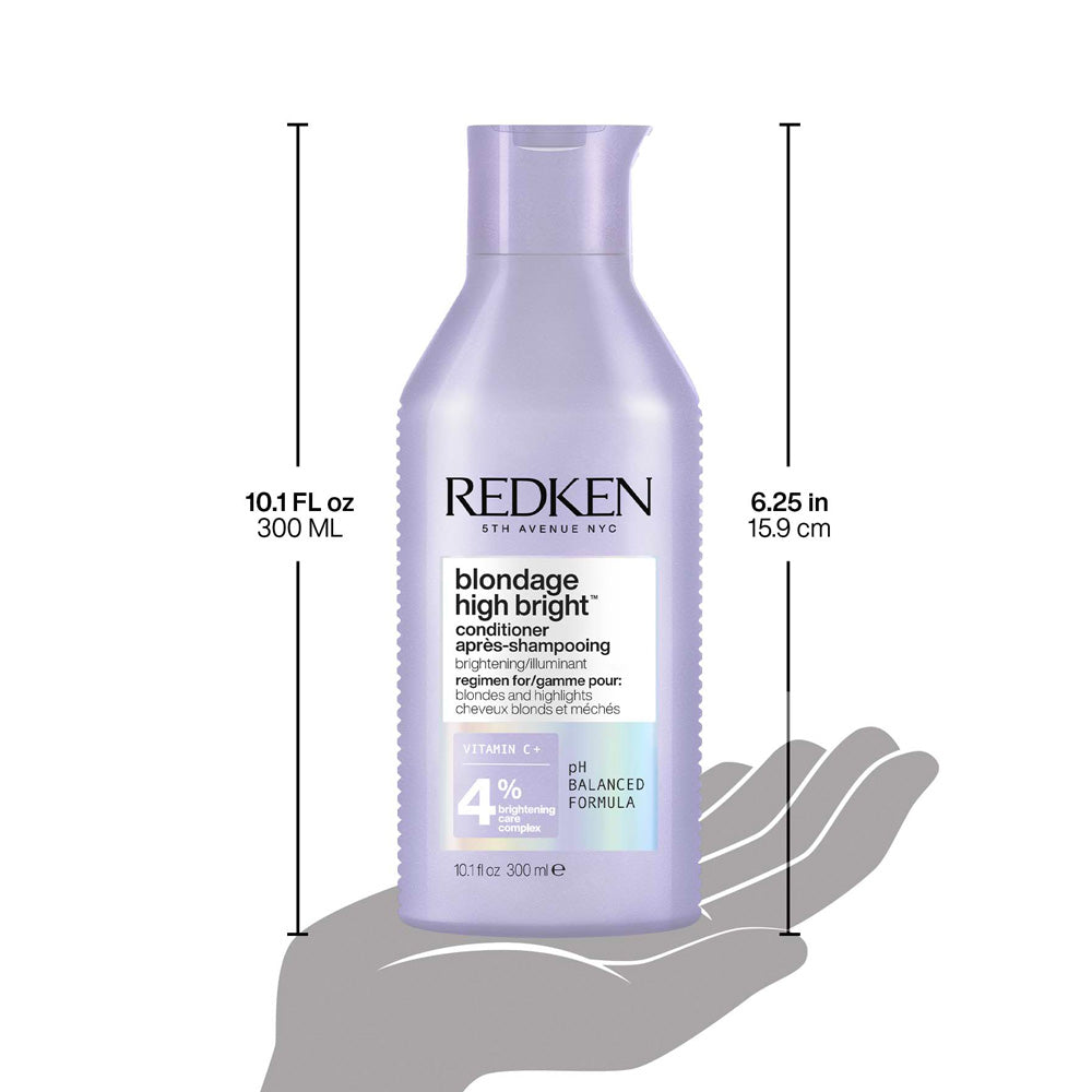 Redken Blondage High Bright Conditioner 300ml - balsamo per capelli biondi e luminosi