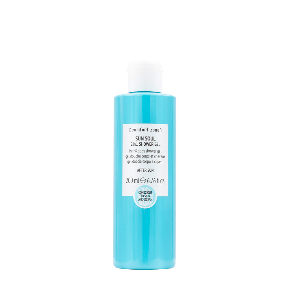 Comfort Zone Sun Soul 2in1 Shower Gel 200ml - gel doccia per corpo e capelli