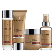 System Professional LuxeOil Keratin Protect Shampoo 250ml Cream 200ml Mask 200ml Elisir 100ml