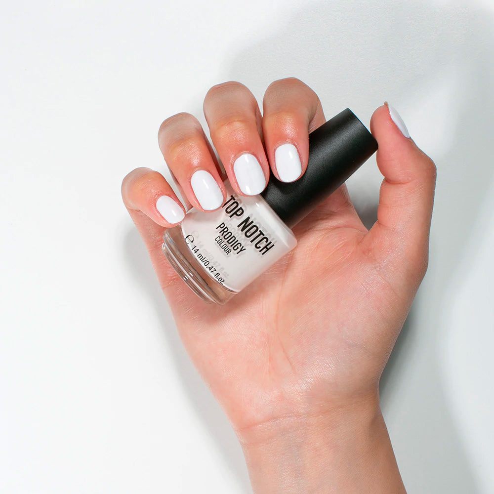 Mesauda Top Notch Prodigy Nail Colour 210 Snow 14ml - smalto