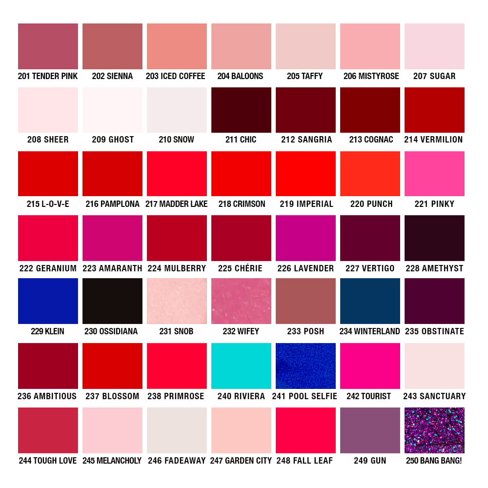 Mesauda Top Notch Prodigy Nail Colour 214 Verimilion 14ml - smalto