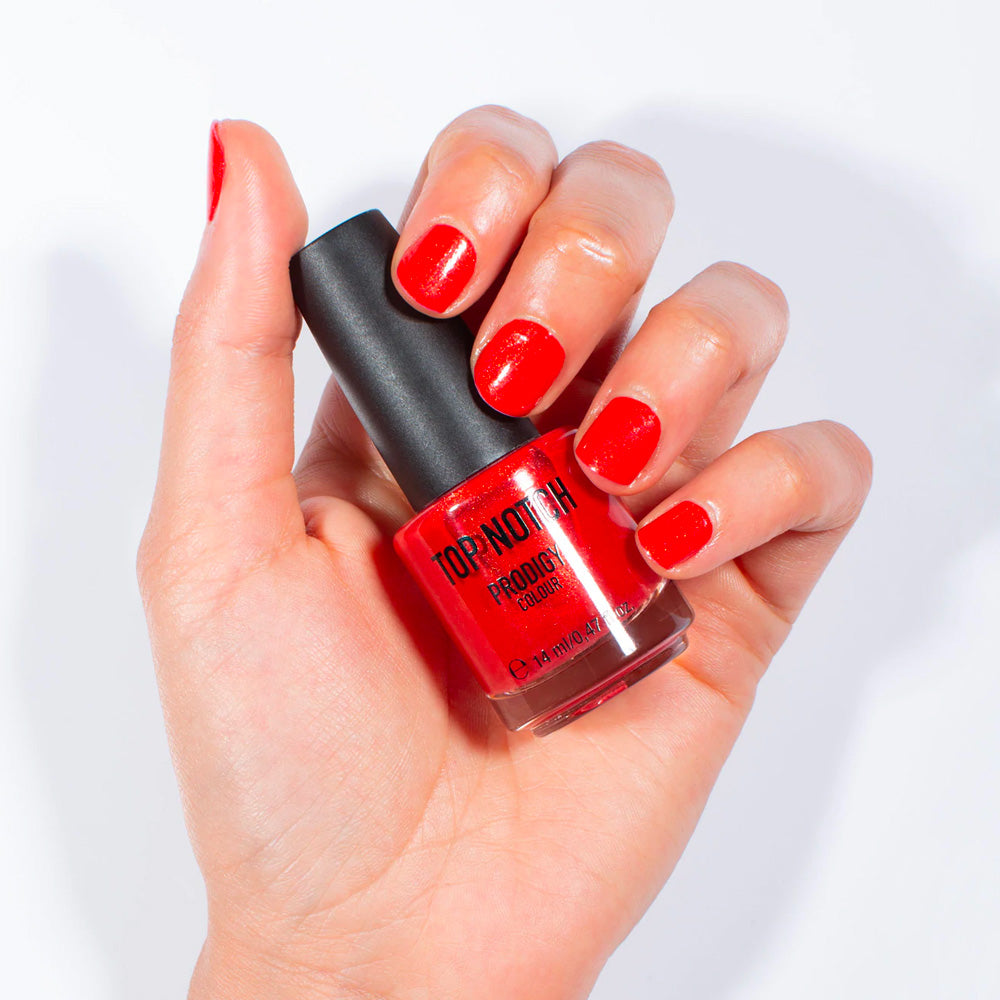 Mesauda Top Notch Prodigy Nail Colour 256 Pomegranate Fizz 14ml - smalto