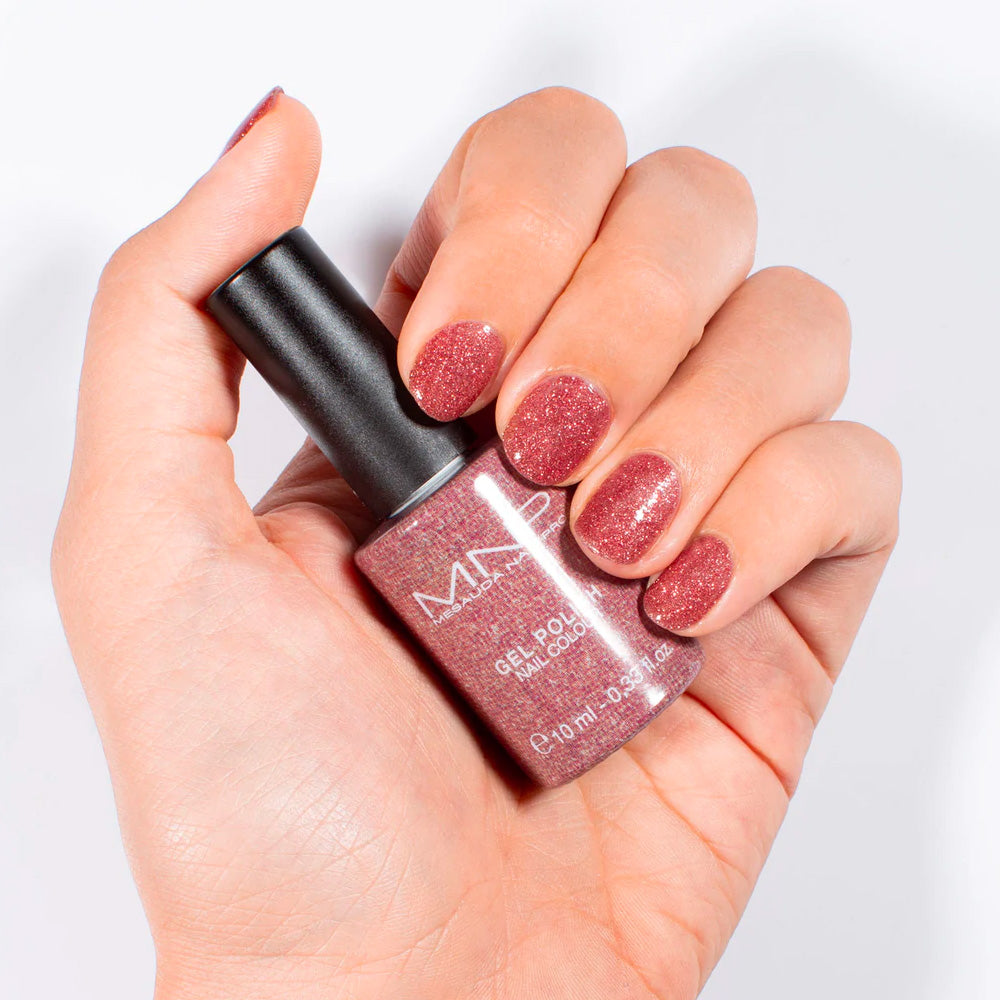 Mesauda MNP Gel Polish  49 Glitter Rosa 10ml - smalto semipermanente gel polish