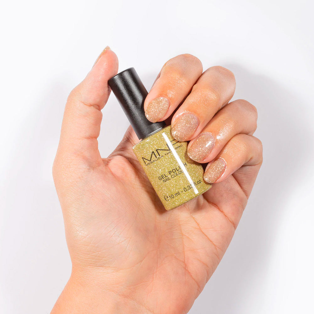 Mesauda MNP Gel Polish 204 Oh My Gold 10ml - smalto semipermanente gel polish