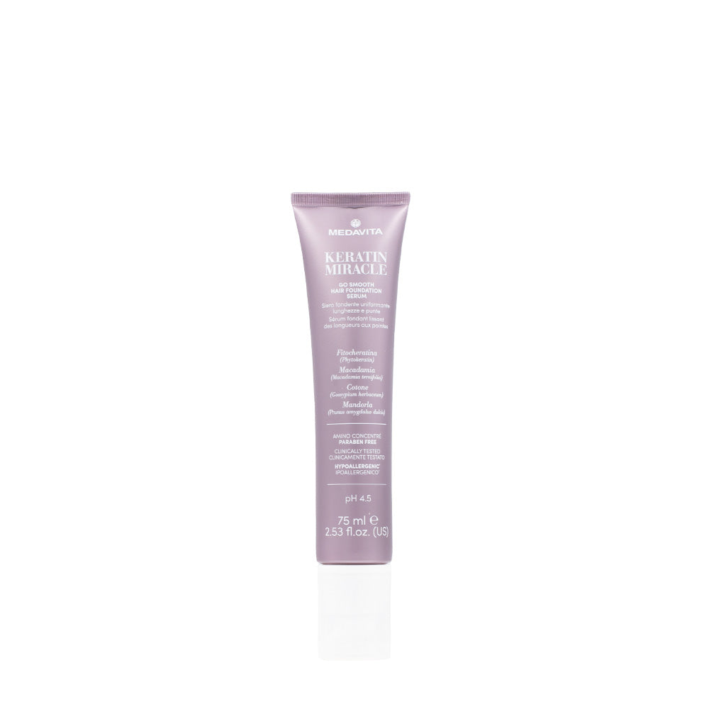 Medavita Lunghezze Keratin Miracle Go Smooth Hair Cream 75ml - siero lunghezze e punte