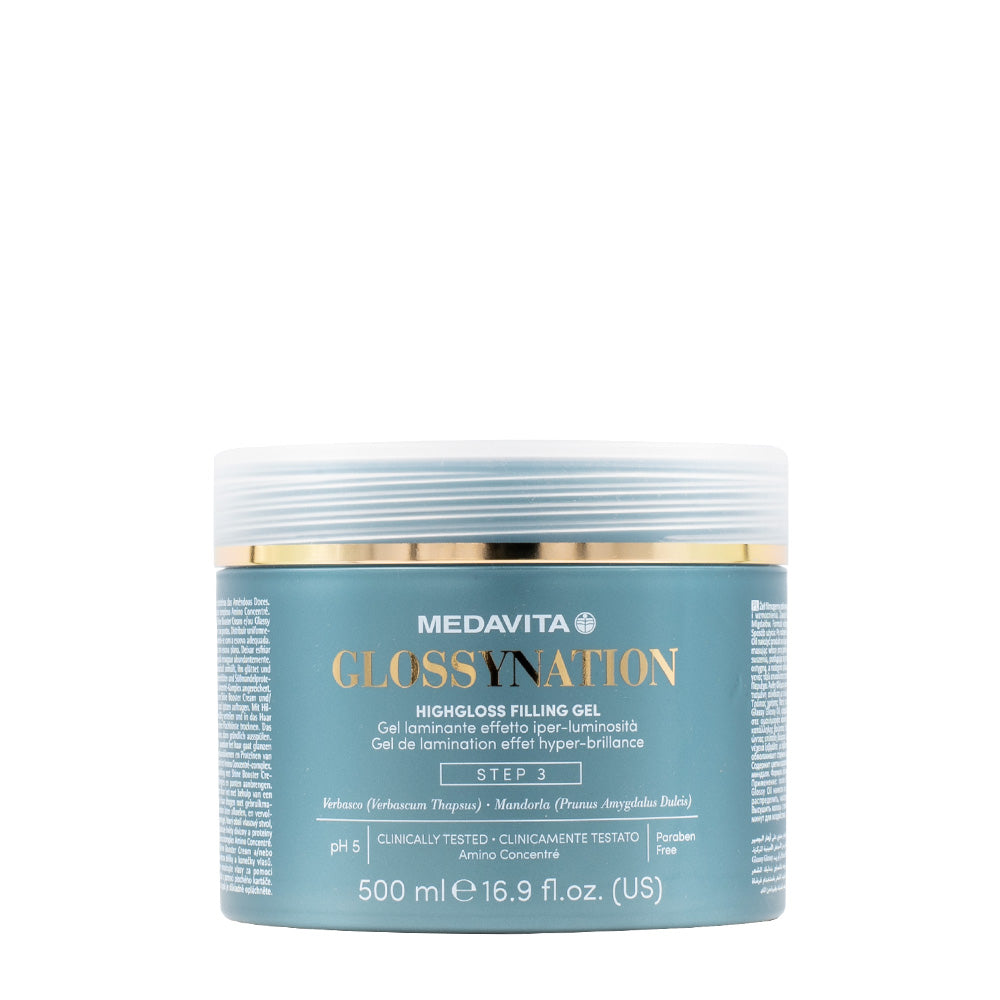 Medavita Lunghezze Glossynation Highgloss Filling Gel 500ml - gel laminante effetto iper-luminosità