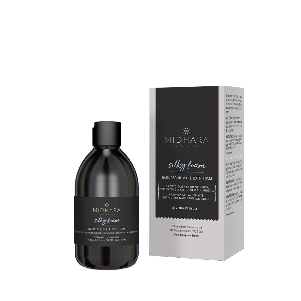 Midhara Body & Soul Silky Foam 300ml - bagnoschiuma delicato