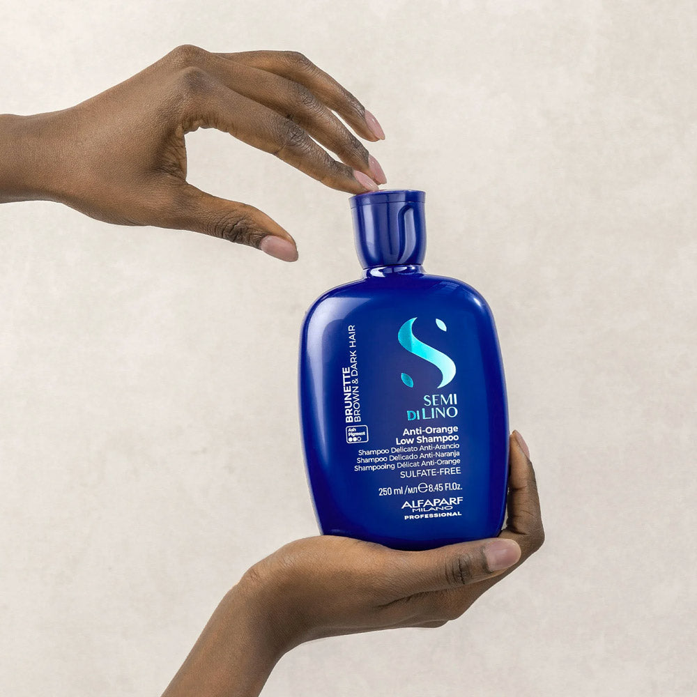 Alfaparf Milano Semi di Lino Brunette Anti-Orange Low Shampoo 250ml