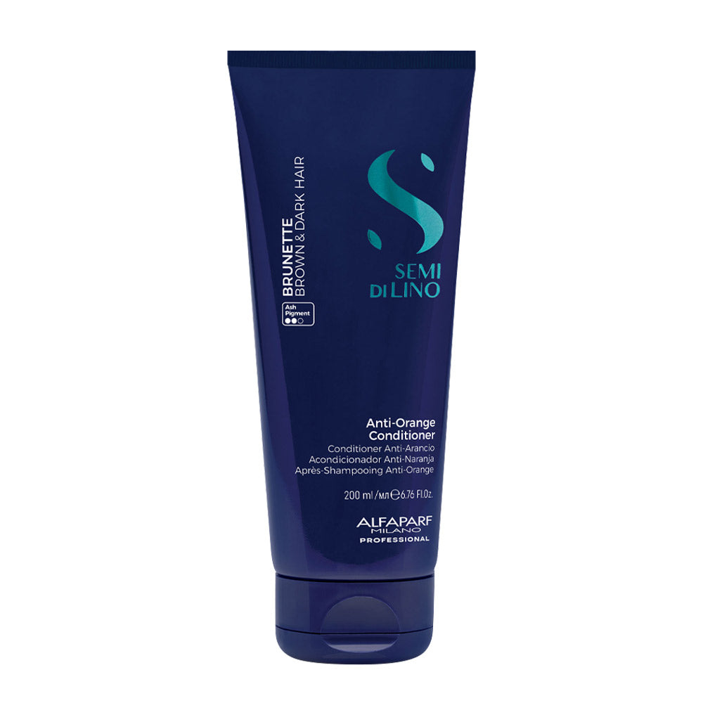 Alfaparf Milano Semi di Lino Brunette Anti-Orange Conditioner 200ml - balsamo anti-arancio