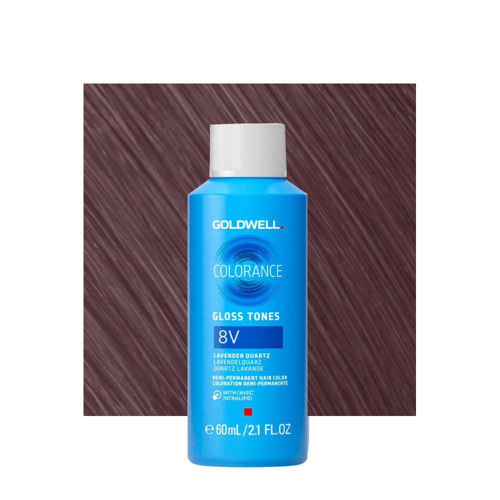 8V Goldwell Colorance Gloss Tones Cool Blonde Lavander Quartz 60ml - colorazione demi-permanente