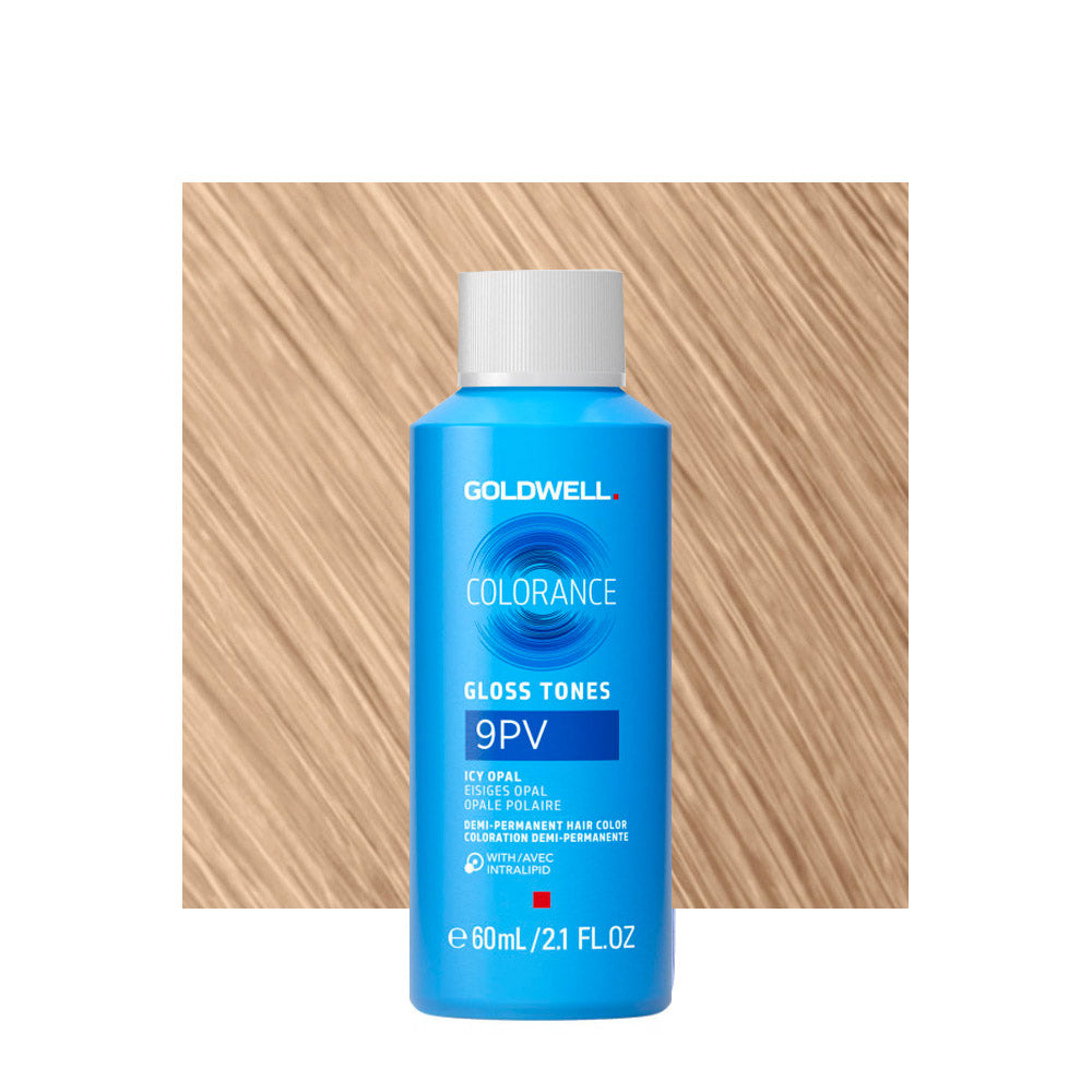 9PV Goldwell Colorance Gloss Tones Cool Blonde Icy Opal 60ml - colorazionde demi-permanente