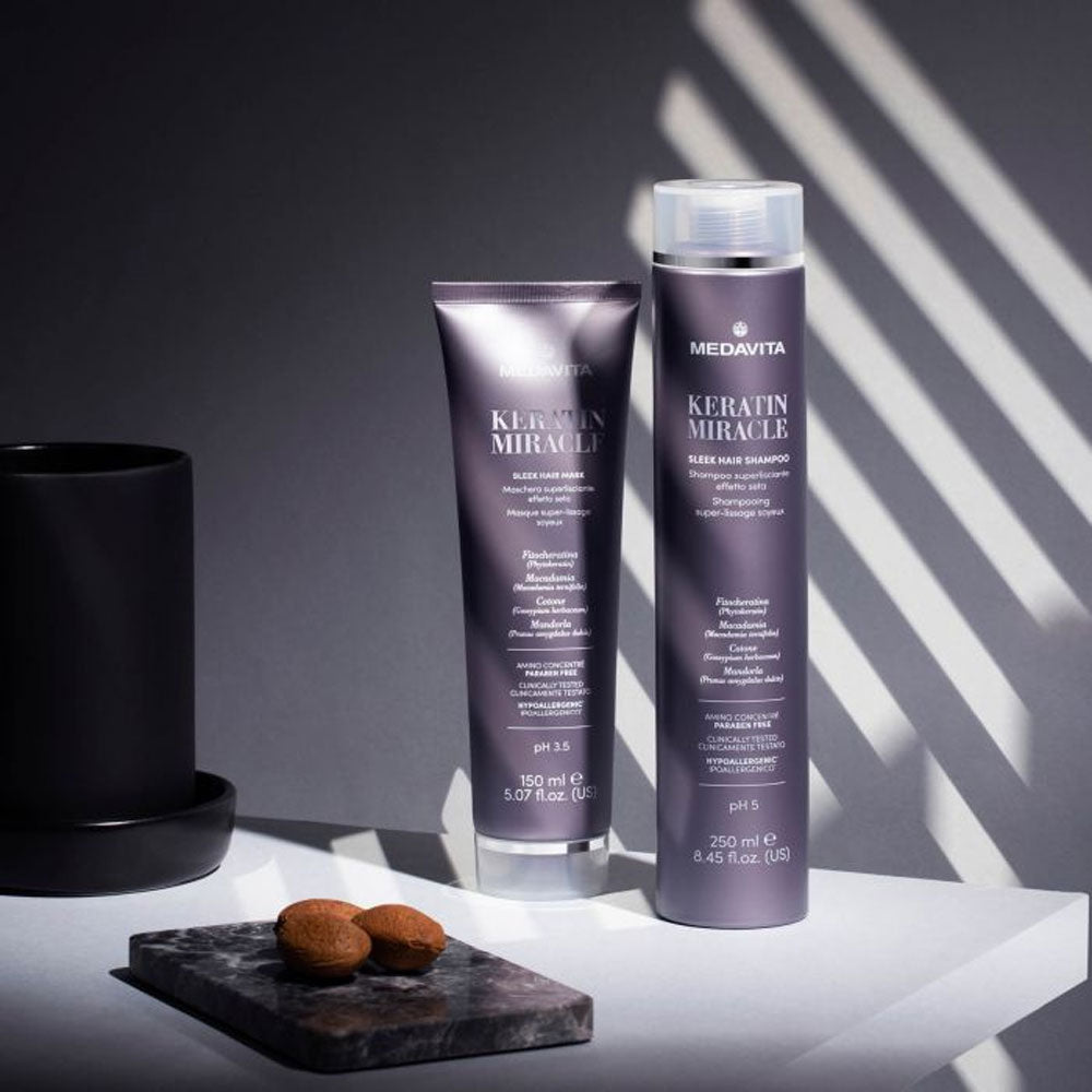 Medavita Lunghezze Keratin Miracle Sleek Hair Shampoo 55ml - shampoo lisciante