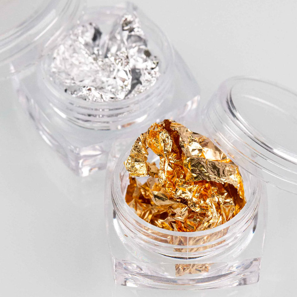 Mesauda MNP Crumpled Foil Silver 0,3 gr - foil metallici per nail art