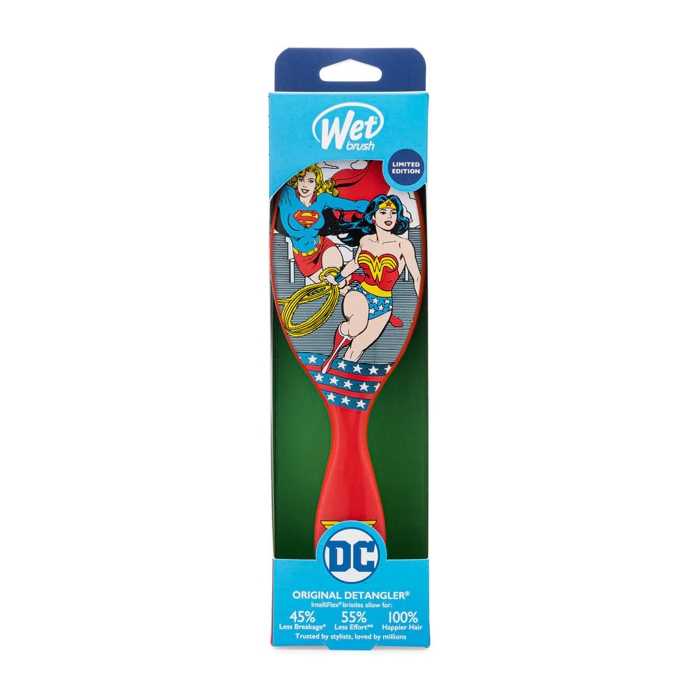 Wetbrush Pro Detangler Disney DC Comics Supergirl and Wonderwomen  - spazzola  scioglinodi