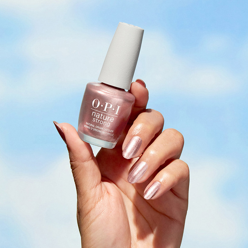 OPI Nature Strong NAT015 Intentions Are Rose Gold 15ml - smalto vegano