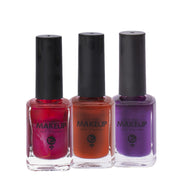 Tecna Smalti per Unghie 1PR Porpora12ml + 1OR Rame Naturale12ml + 2PR Fucsia12ml