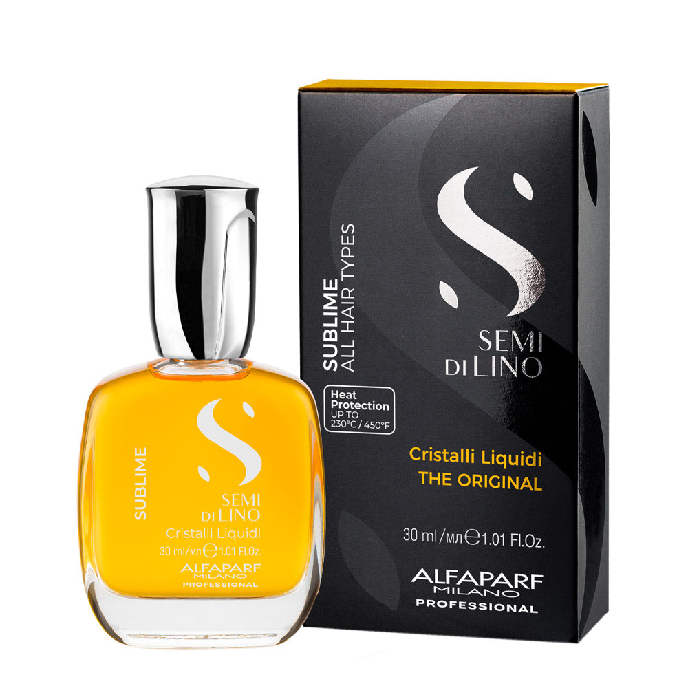 Alfaparf Milano Semi Di Lino Sublime Cristalli Liquidi 30ml - siero illuminante