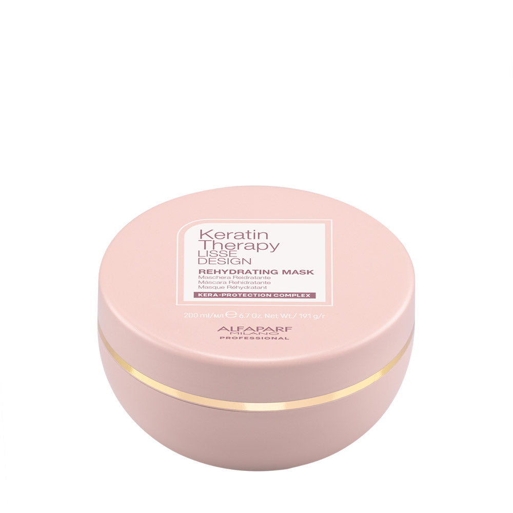 Alfaparf Milano Keratin Therapy Lisse Design Rehydrating Mask 200ml - maschera