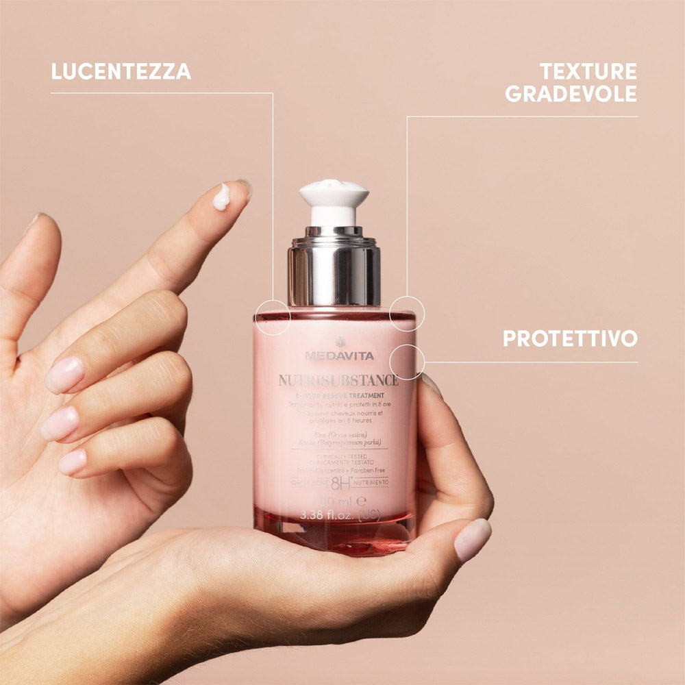 Medavita Lunghezze Nutrisubstance 8 Hour Rescue Treatment 100ml- crema nutriente notturna