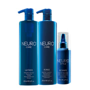 Neuro Care Lather HeatCTRL Shampoo 272ml Conditioner 272ml Reshape HeatCTRL Memory Styler 139ml