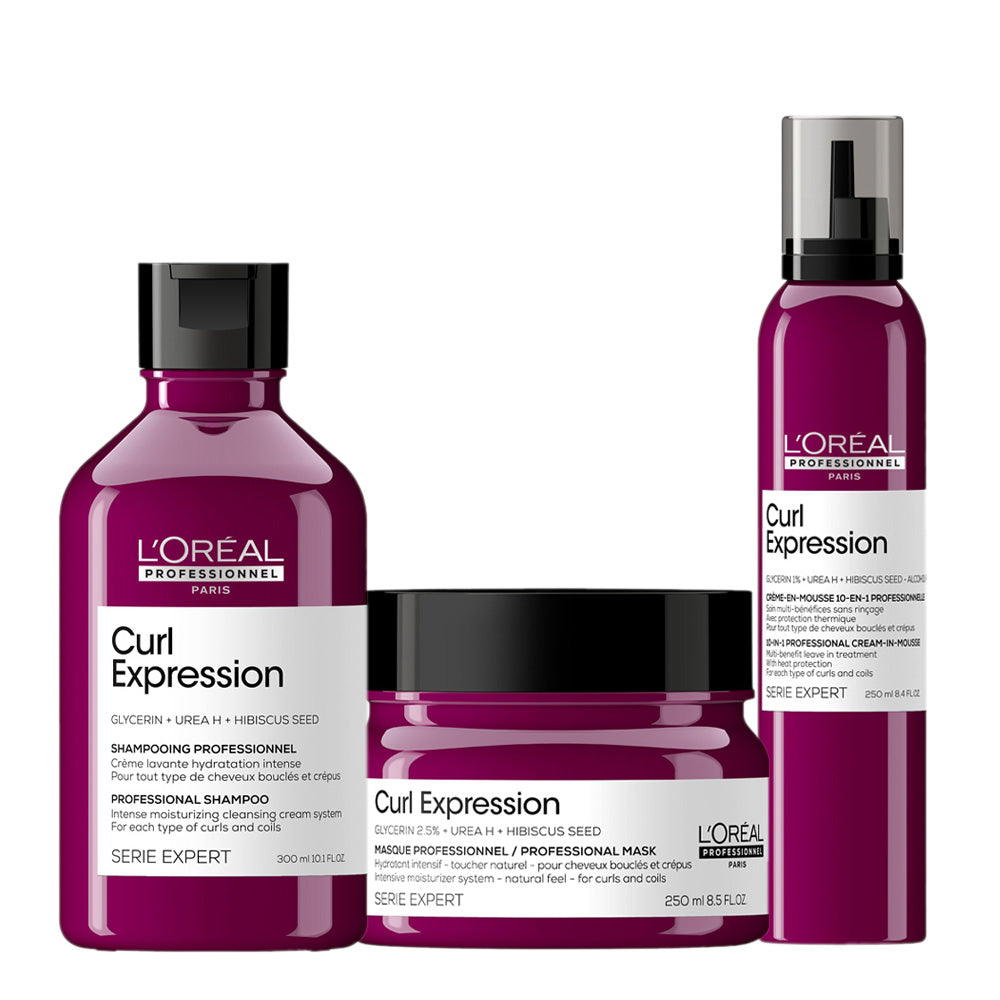 L'Oréal Professionnel Curl Expression Shampoo300ml Masque250ml Mousse10in1 250ml