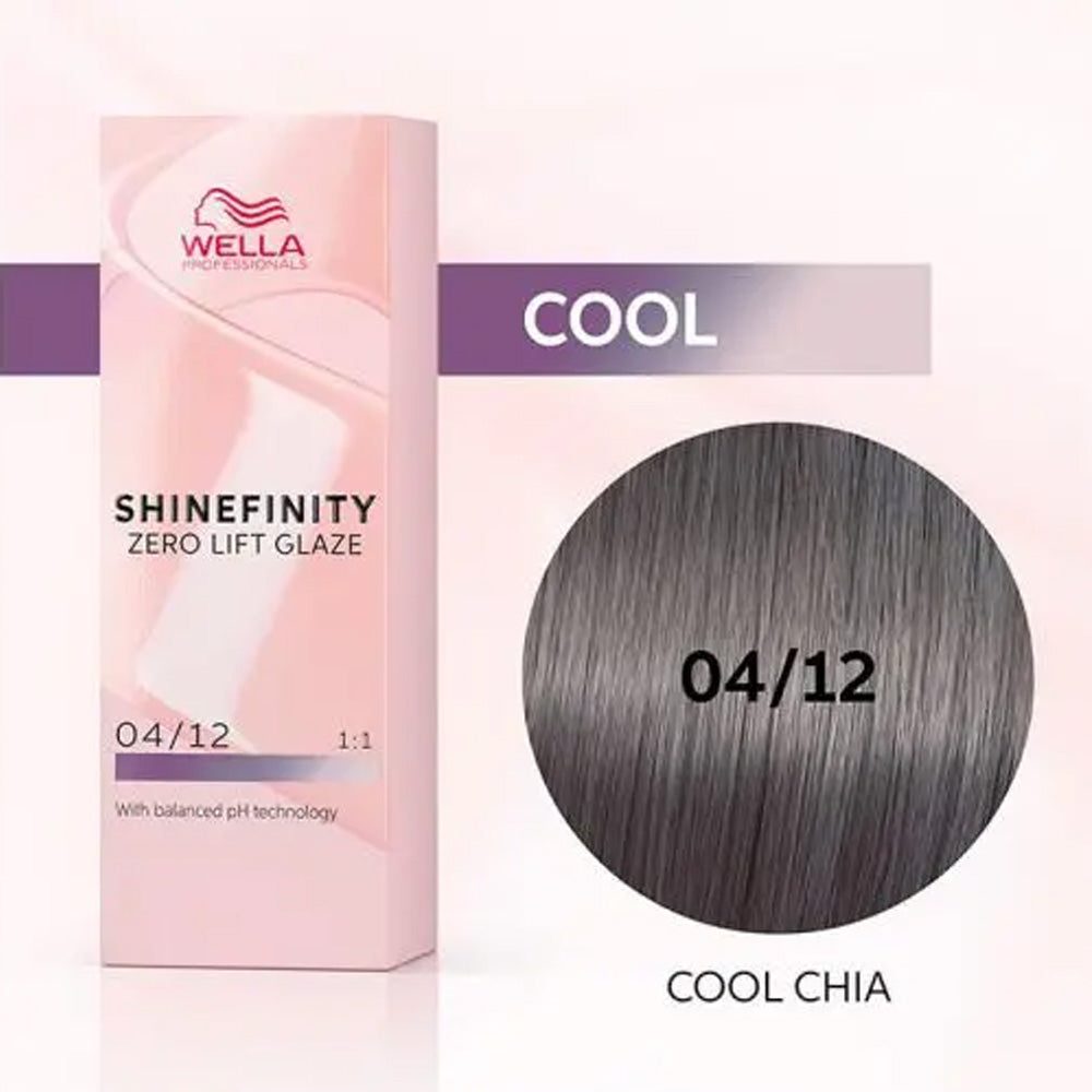 Wella Shinefinity 04/12 Castano Medio 60ml - colore demi-permanente