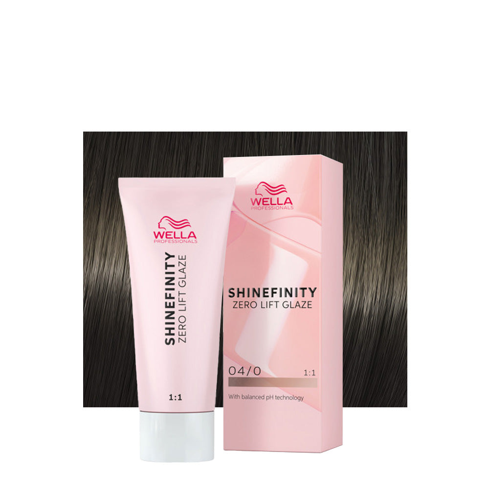Wella Shinefinity Base Naturale 04/0 Castano Medio Caldo Naturale 60ml