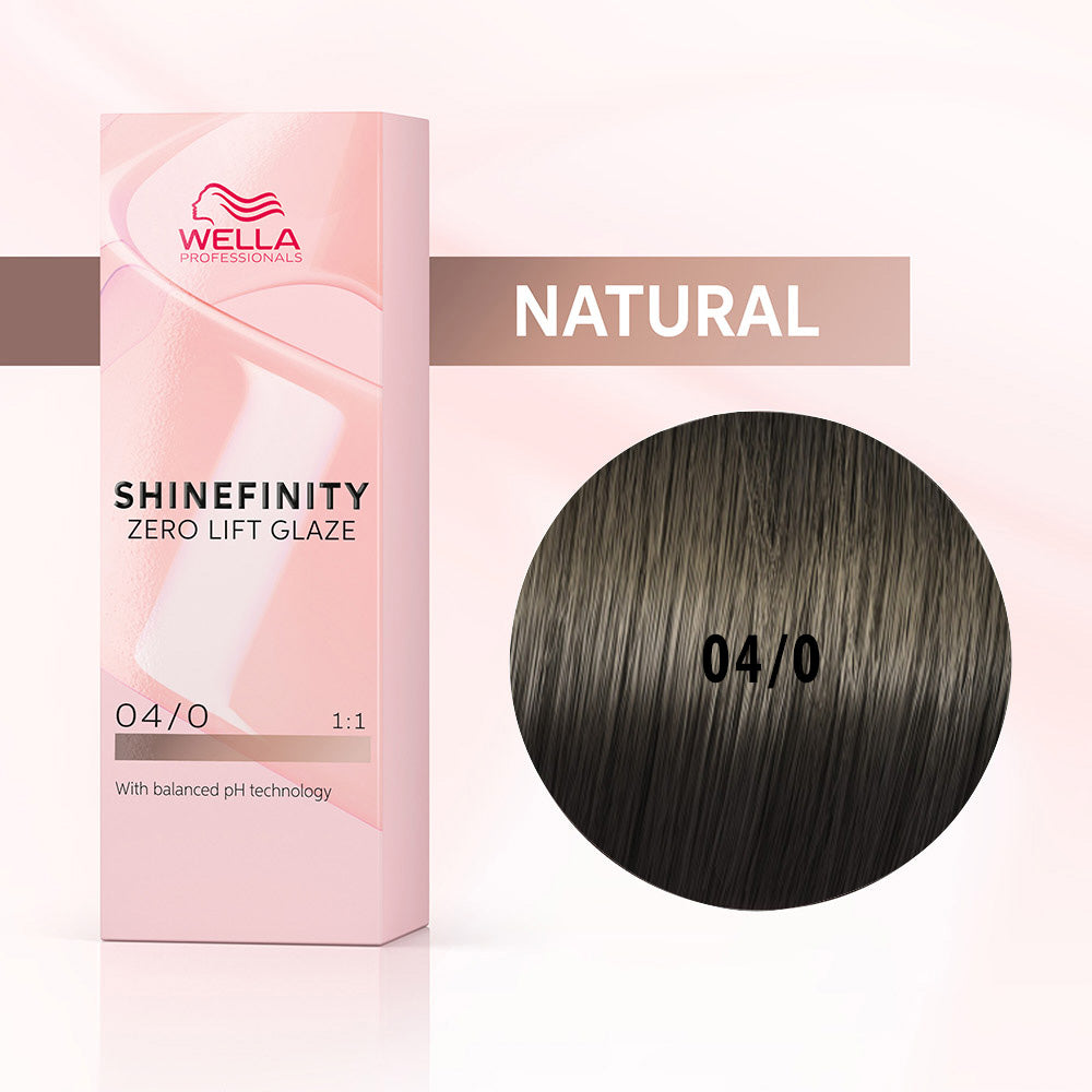 Wella Shinefinity Base Naturale 04/0 Castano Medio Caldo Naturale 60ml