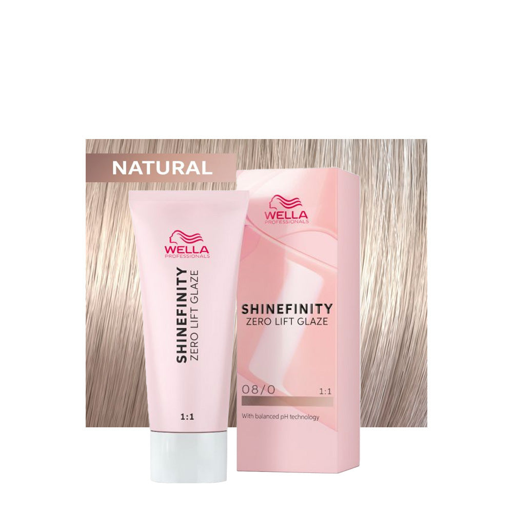 Wella Shinefinity 08/0 Biondo Chiaro Naturale 60ml - colore demi-permanente