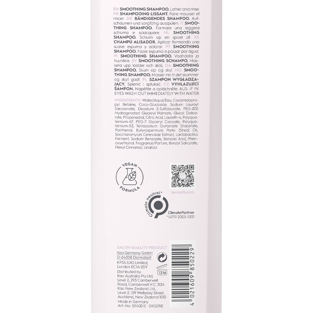 Kerasilk Essentials Smoothing Shampoo 250ml - shampoo anti crespo
