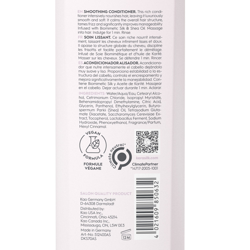 Kerasilk Essentials Smoothing Conditioner 200ml - balsamo anti crespo
