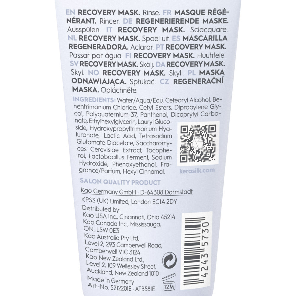 Kerasilk Specialists Recovery Mask 50ml  -  maschera ristrutturante