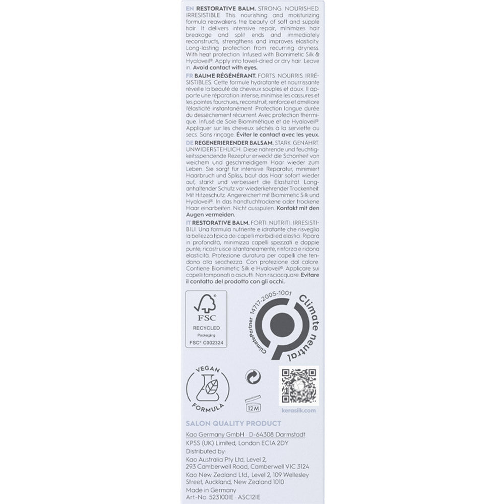 Kerasilk Specialists Restorative Balm 75ml