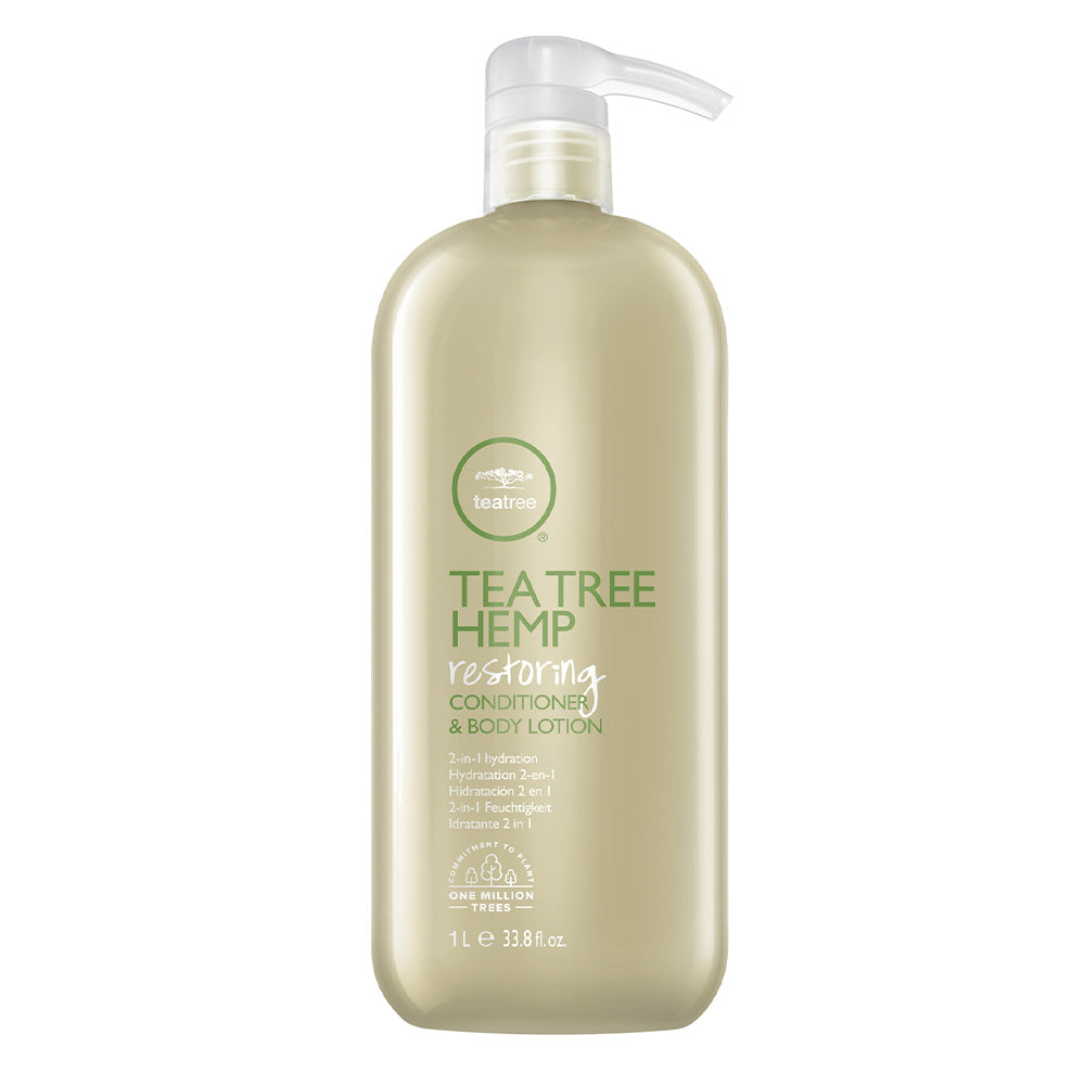 Tea Tree Hemp Restoring Conditioning & Body Lotion 1000ml - balsamo idratante