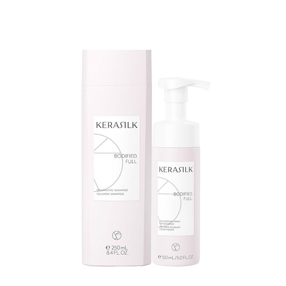 Kerasilk Essentials Volumizing Shampoo 250ml Foam Conditioner 150ml