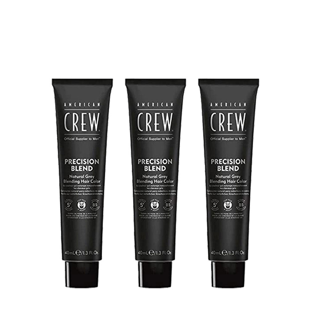 American Crew Precision Blend Light 7/8 3x40ml - tinta capelli e barba