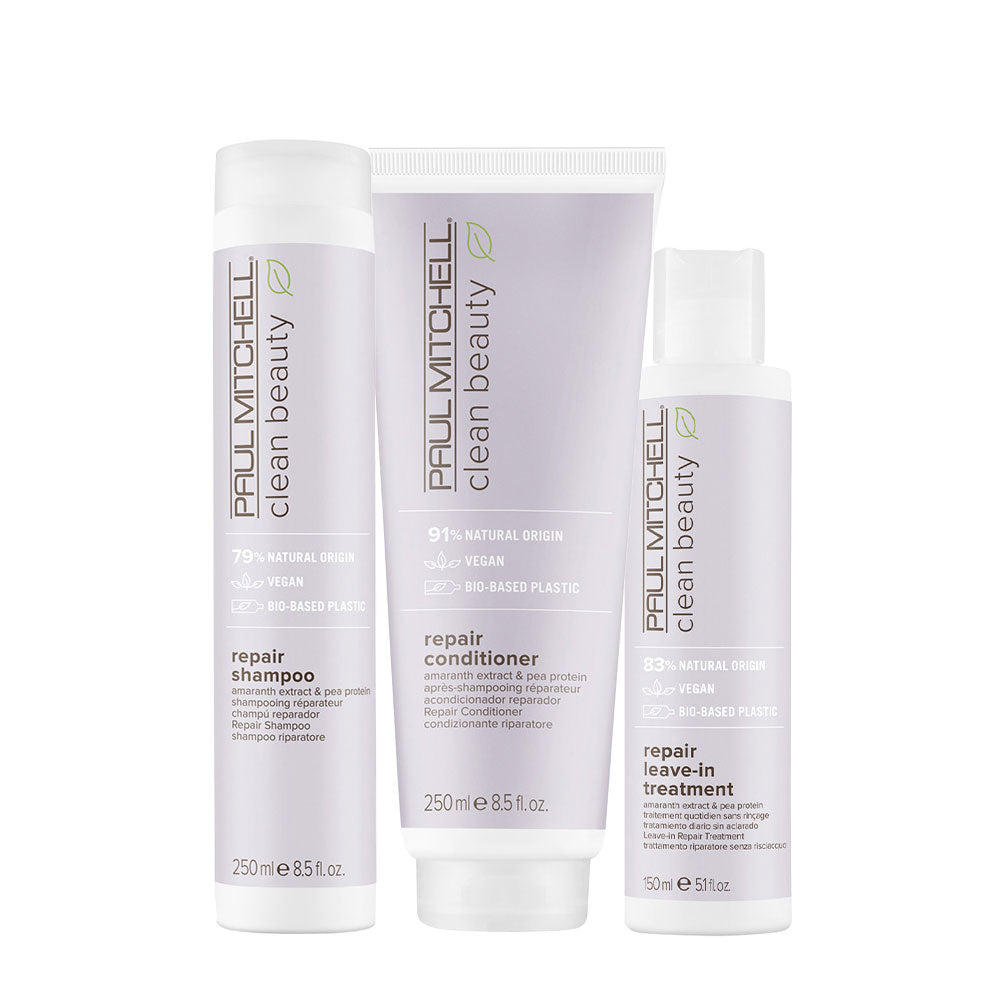 Repair Shampoo 250ml Conditioner 250ml Leave-In Treatment 150ml