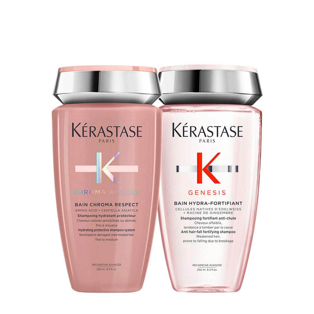 Kerastase Chroma Absolu Bain Chroma Respect 250ml Genesis Hydra-Fortifiant 250ml