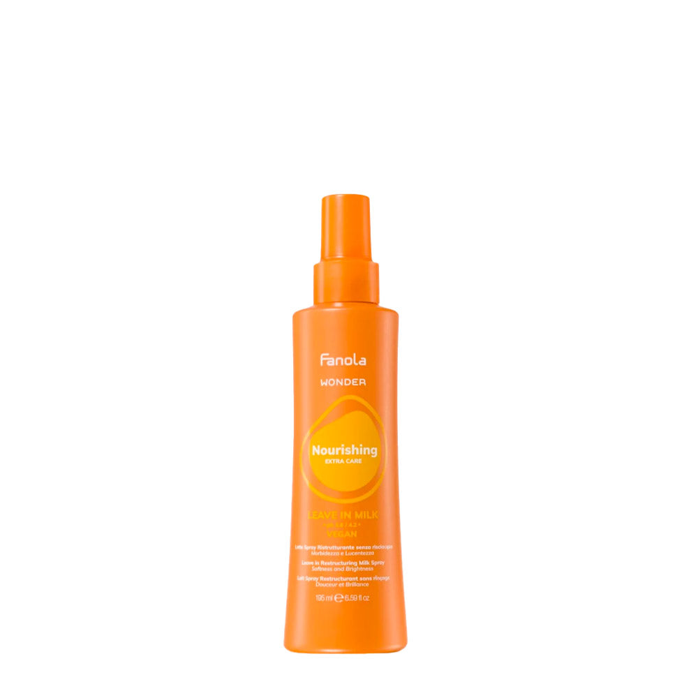 Fanola Wonder Nourishing Leave In Milk 195m - latte spray ristruttturante