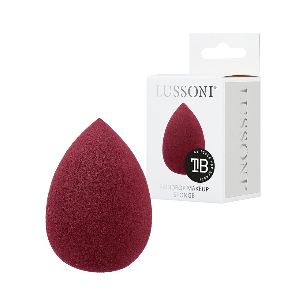 Lussoni Makeup Burgundy Raindrop Sponge - spugna make up a goccia