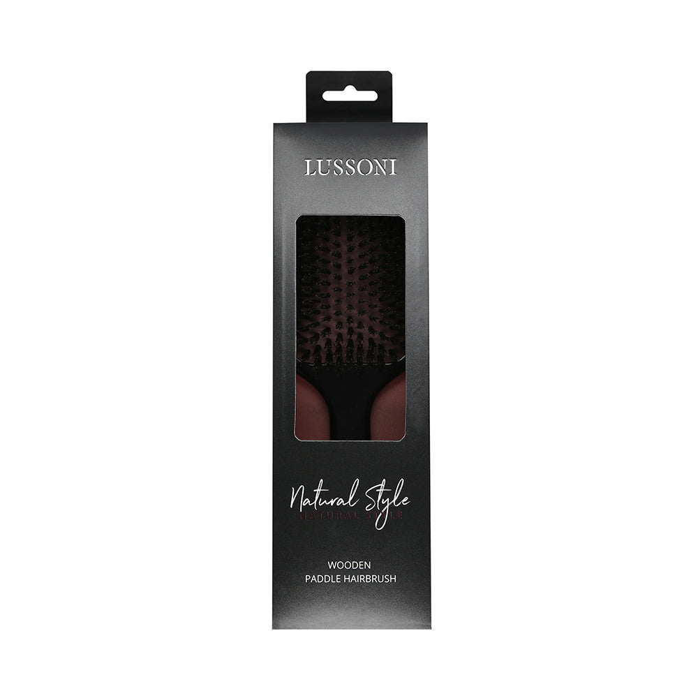 Lussoni Haircare Brush Natural Style Paddle - spazzola piatta