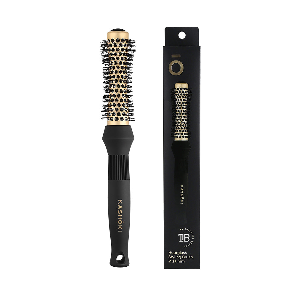 Kashōki Hair Brush Hourglass Styling 25mm - spazzola a clessidra