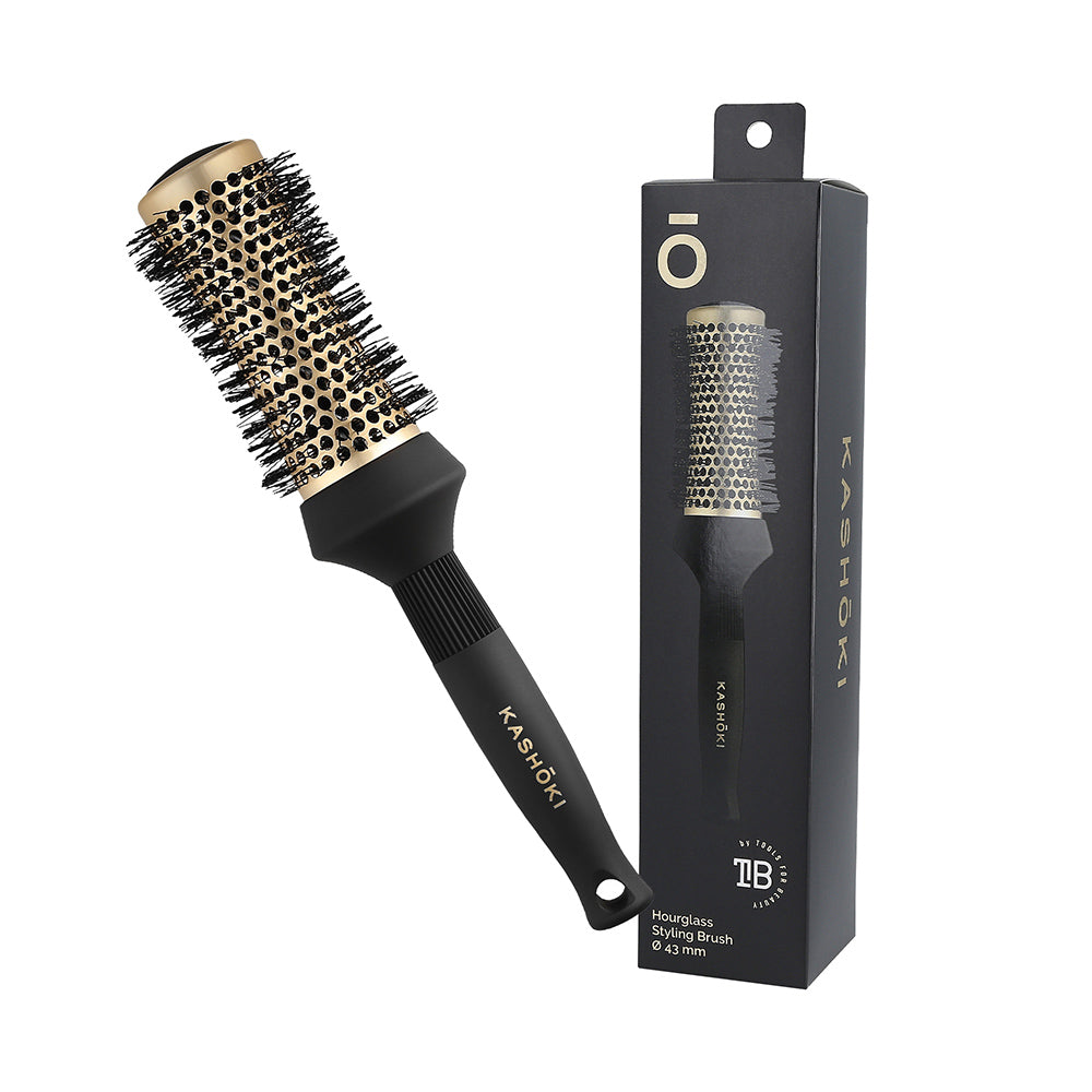 Kashōki Hair Brush Hourglass Styling 43mm - spazzola a clessidra