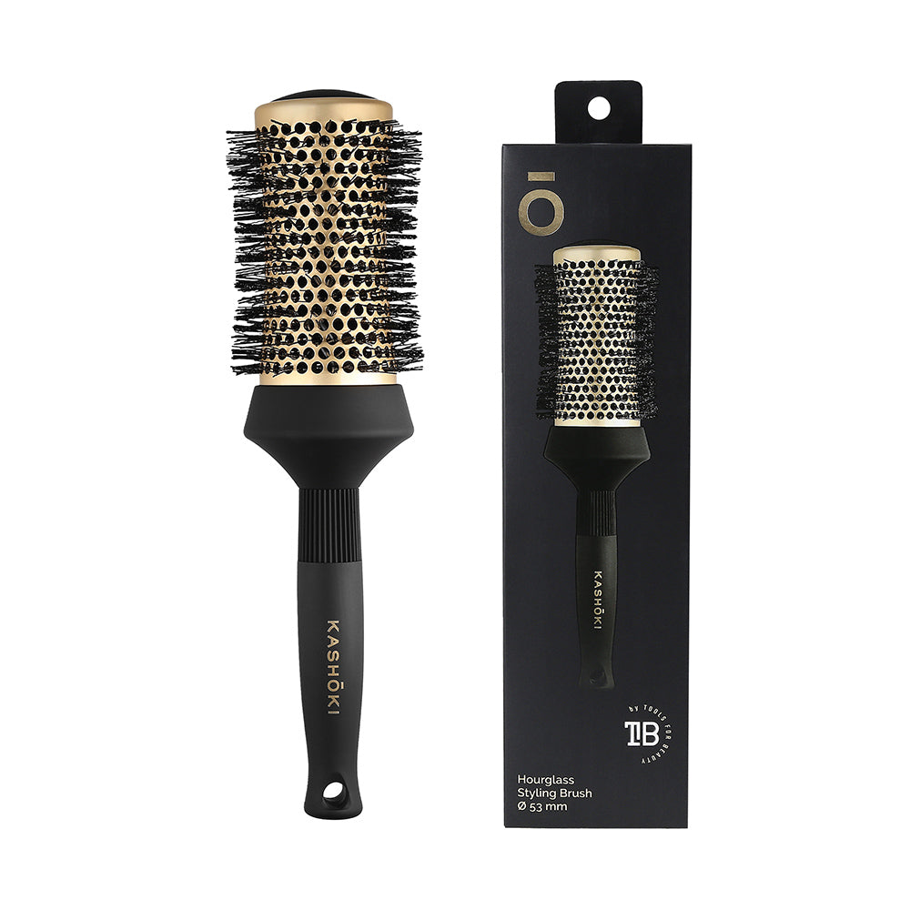 Kashōki Hair Brush Hourglass Styling 53mm - spazzola a clessidra