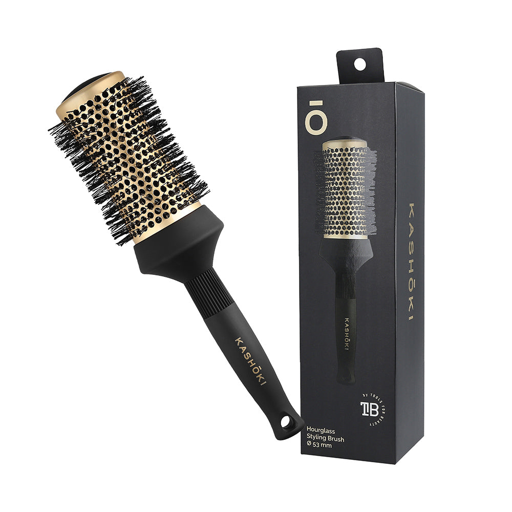 Kashōki Hair Brush Hourglass Styling 53mm - spazzola a clessidra
