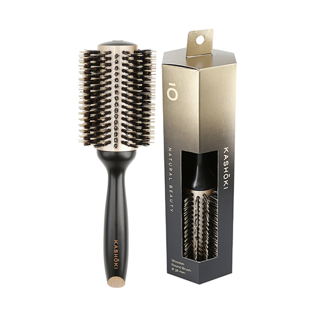 Kashōki Hair Brush Natural Beauty 38mm - spazzola in legno