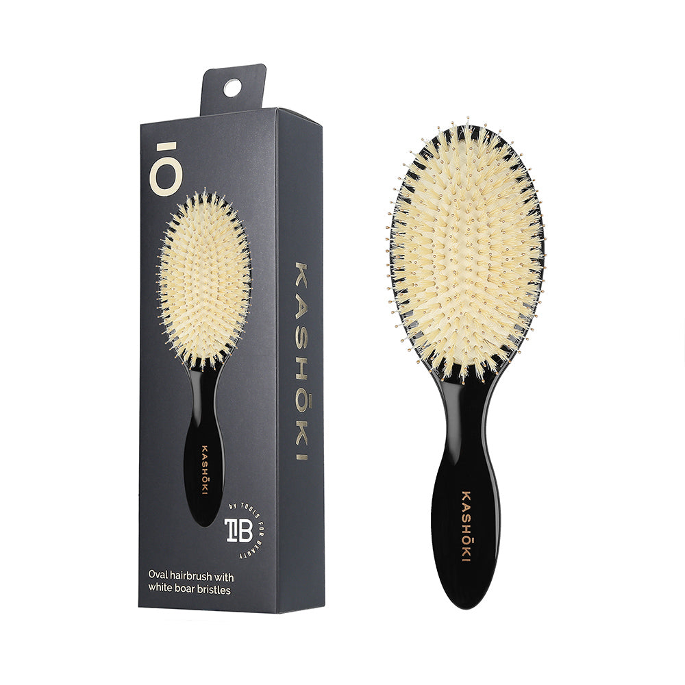 Kashōki Hair Brush Oval - spazzola ovale con setole naturali